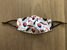 Load image into Gallery viewer, Sushi Facemask Dark Blue (Washable)