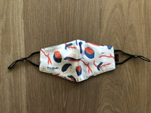 Load image into Gallery viewer, Sushi Facemask Light Blue (Washable)