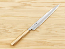 Load image into Gallery viewer, Aoki Takayuki (堺孝行) Knife INOX NANAIRO 210mm Gold Pearl - Pre Order