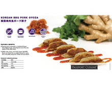 Load image into Gallery viewer, Frozen Pork Korean BBQ Dumplings 12PC/TR
