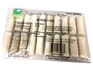 Frozen Vegetable Harumaki (Spring Rolls) 20PC/PK