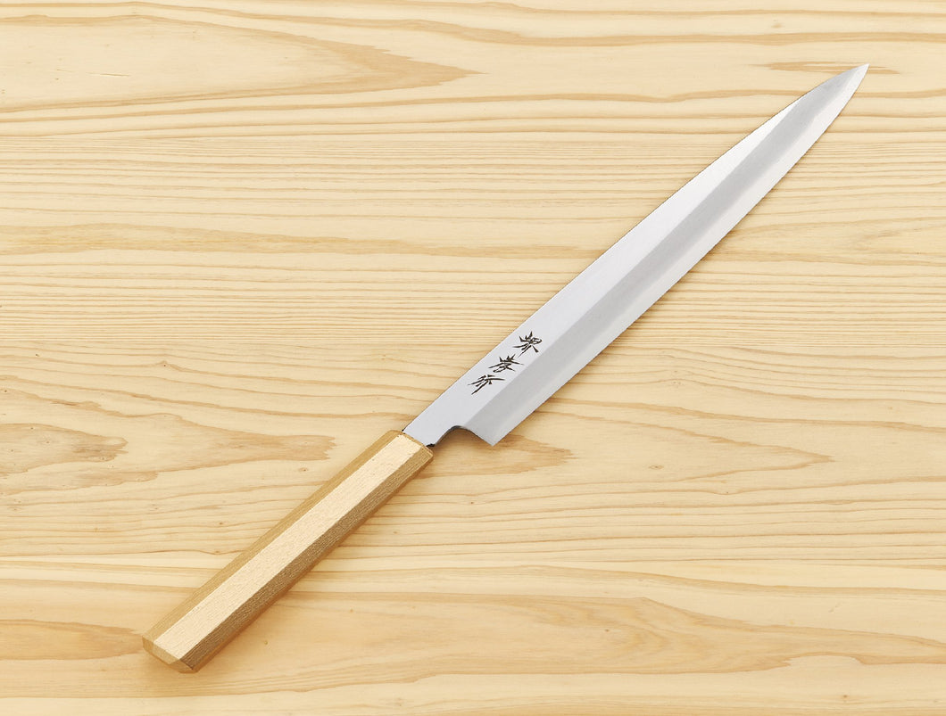 Aoki Takayuki (堺孝行) Knife INOX NANAIRO 210mm Gold Pearl - Pre Order