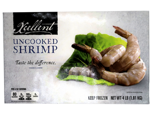 FZ Black tiger shrimp HLSO 4LB/PK