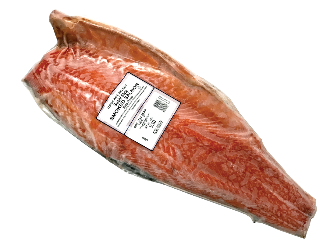 Frozen Smoked Salmon Fillet 5LB/PC